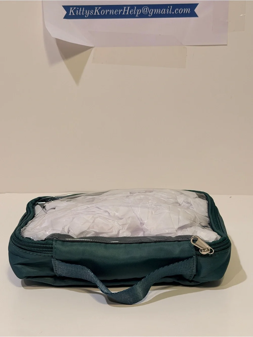 NWT Sinaliy Green Travel/Laptop Backpack with Travel Pouch
